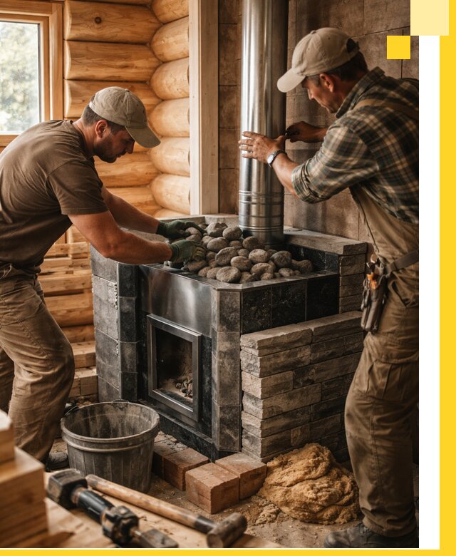 Строительство и отделка русских бань под ключ в Пугачёве