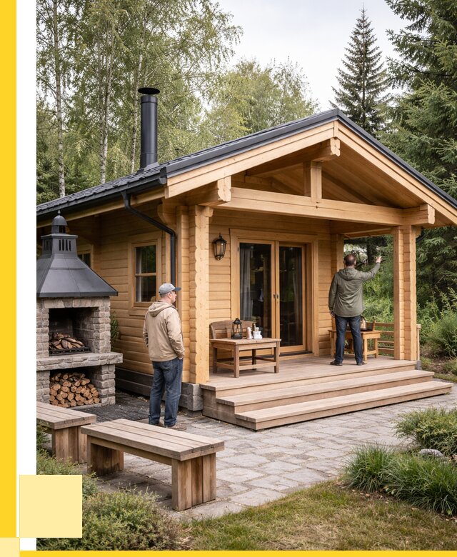 Деревянные бани под ключ в Пугачёве от 457200 р. | ЭриданПгч