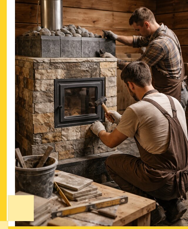 Облицовка банной печи в Пугачёве от 15240 р. | ЭриданПгч