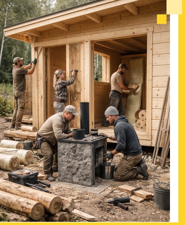 Купить баню под ключ в Пугачёве строительство монтаж отделка