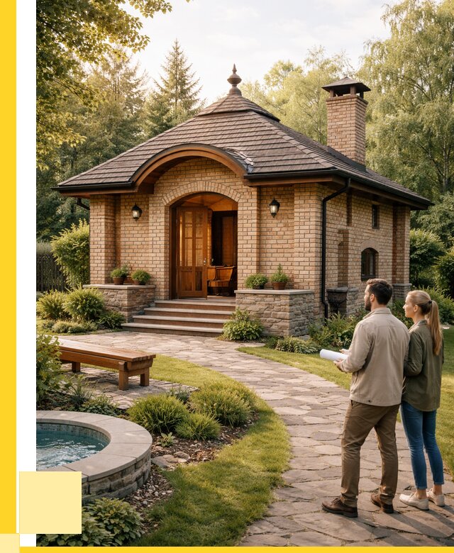 Проект кирпичной бани в Пугачёве от 30480 р. | ЭриданПгч