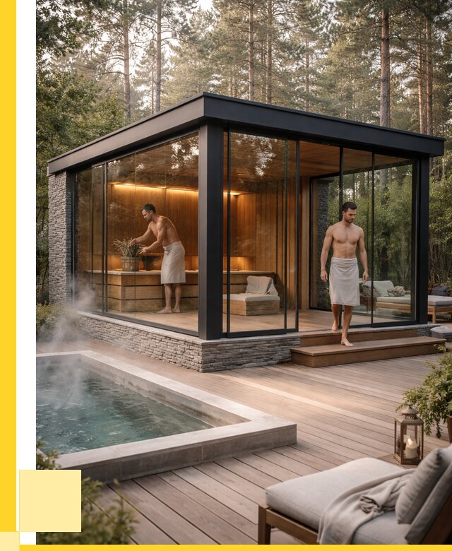 Стеклянные бани и двери в Пугачёве от 457200 р. | ЭриданПгч