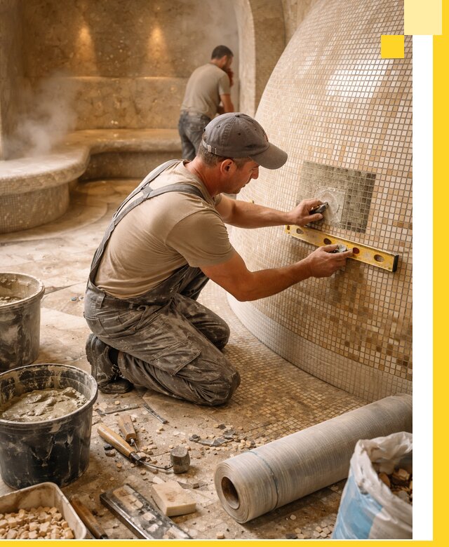 Хамам под ключ в Пугачёве: проектирование, строительство, отделка