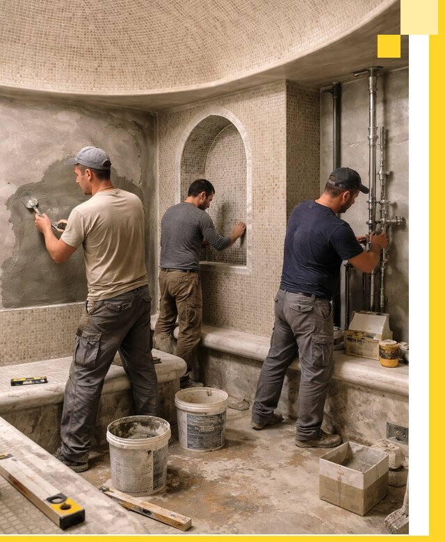 Профессиональный монтаж хамамов под ключ в Пугачёве с гарантией