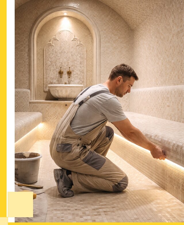 Отделка хамамов под ключ в Пугачёве от 5588 р. | ЭриданПгч