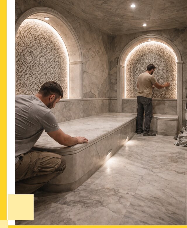 Турецкие бани под ключ в Пугачёве от 254000 р. | ЭриданПгч