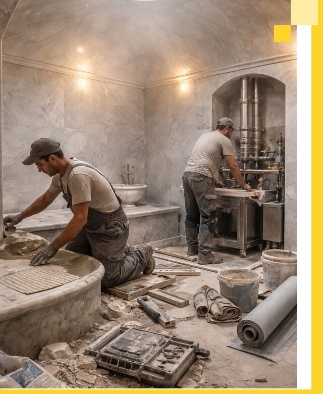 Строительство турецких бань хаммам под ключ в Пугачёве