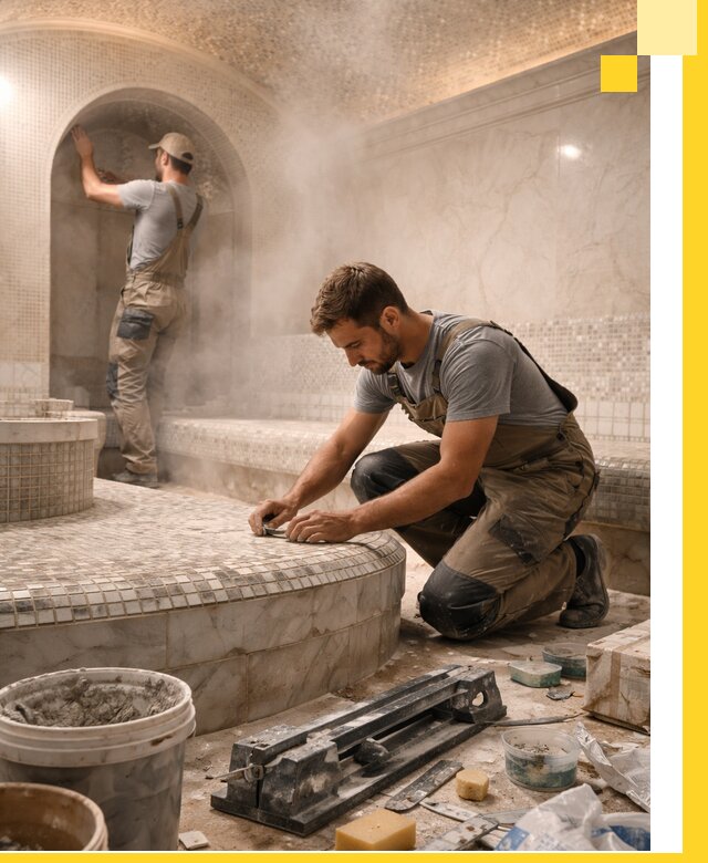 Профессиональный дизайн хамама и SPA под ключ в Пугачёве