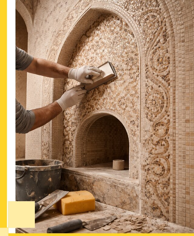 Мозаика для хамама в Пугачёве под ключ от 5080 р. | ЭриданПгч