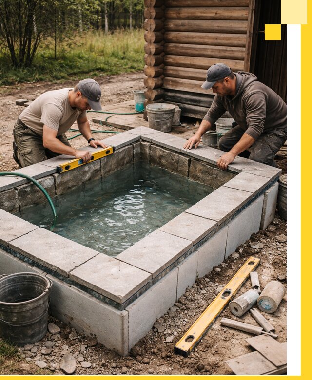 Изготовление и установка холодных купелей под ключ в Пугачёве