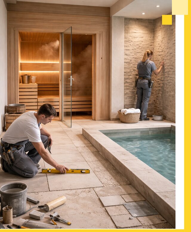 Комплексный дизайн и отделка интерьеров SPA под ключ в Пугачёве